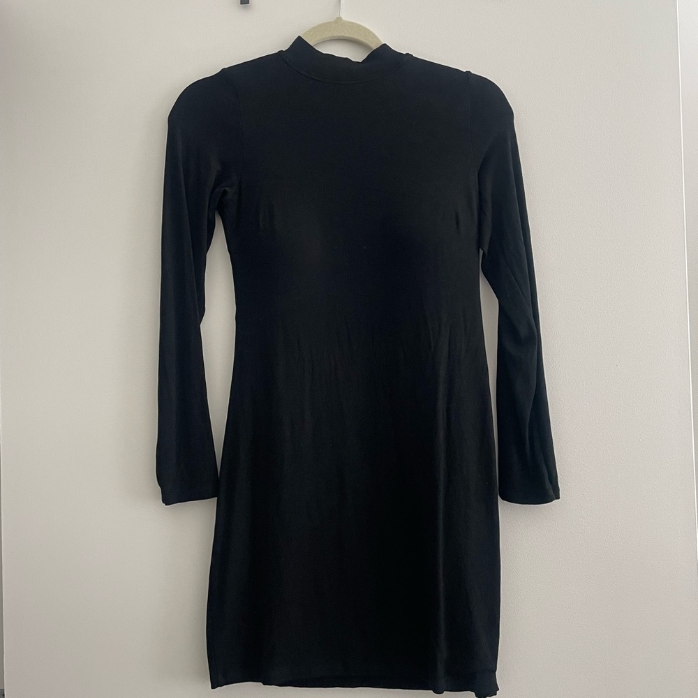 Klassy Network Black Long Sleeve Brami Dress